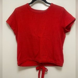 Madewell Verse Tie-Back Open Back Top Size S